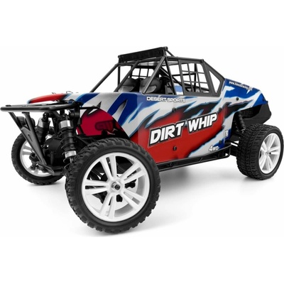 HiMOTO Desert Buggy DIRT WHIP 2,4 GHz RTR set modrá/červená 1:10