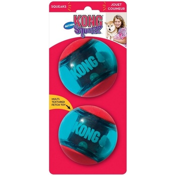 Kong Dog Squeezz Action Lopta s pískatkom L 2 ks