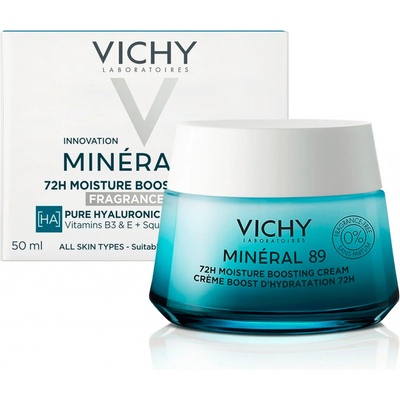 Vichy Minéral 89 hydratační krém na obličej 72h 50 ml
