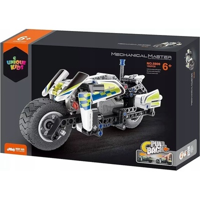 MECHANICAL MASTER - Stavebnice Policejní motorka 193 ks