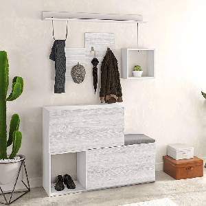 TopMebel Антре Holdon TopMebel от меламин в античен бял цвят 120x36, 5x87, 5cm