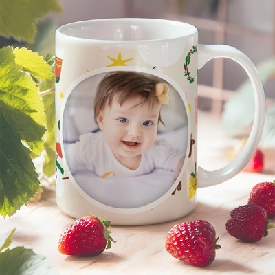 Art gift Чаша със снимка - Коледен декор