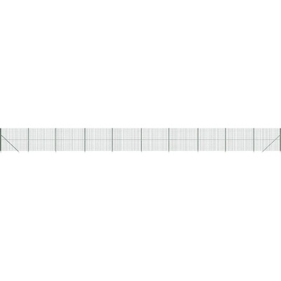 zahrada-XL Drátěný plot s kotevními hroty zelený 2,2 x 25 m