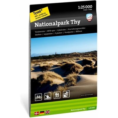 Nationalpark Thy - turistická mapa 1:25.000