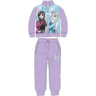 Kittymall KFT. dievčenská tepláková súprava Ľadové kráľovstvo Frozen Elsa a Anna fialová