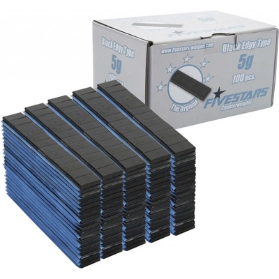Fivestars Nalepovacie závažie BLACK 60g pásik (5g) 100ks
