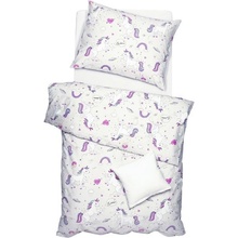 SCANquilt povlečení klasik unicorn pastelová 140x200 70x90