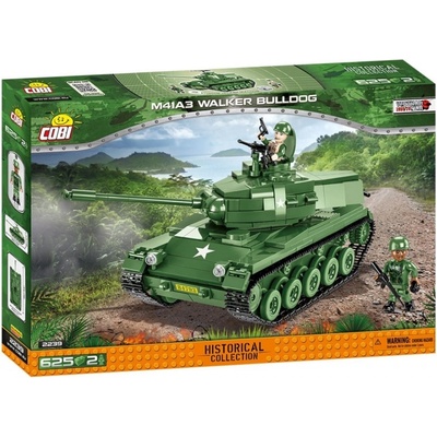 COBI 2239 Vietnam War Americký lehký tank M41A3 WALKER BULLDOG – Zboží Dáma