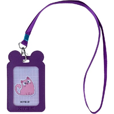 Вертикален бадж Kite детски с лента Виолетов (1912026-13-K24-296-1)