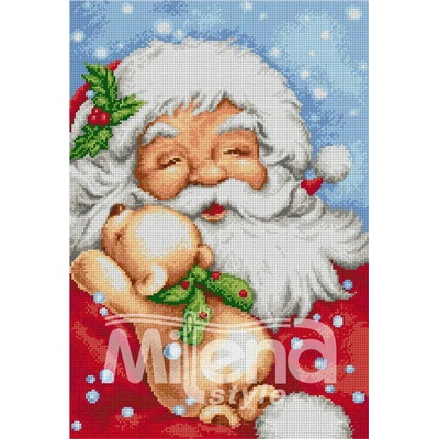 Milena Style Коледна радост - гоблен със схема конци dmc 1: 1