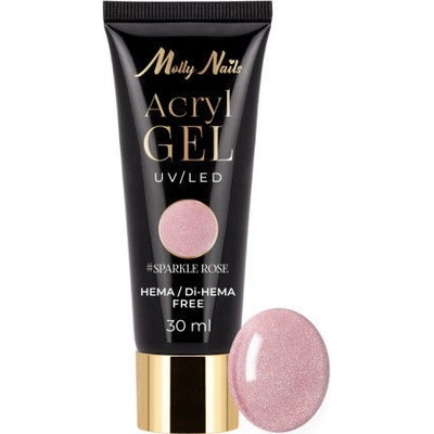 Molly Nails Acrygél Sparkle Rose 30ml
