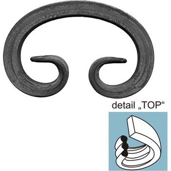 EKOfence Element tvaru-C 120x80, 12x12mm 8673
