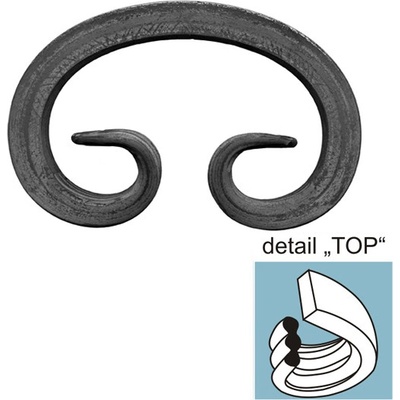EKOfence Element tvaru-C 120x80, 12x12mm 8673