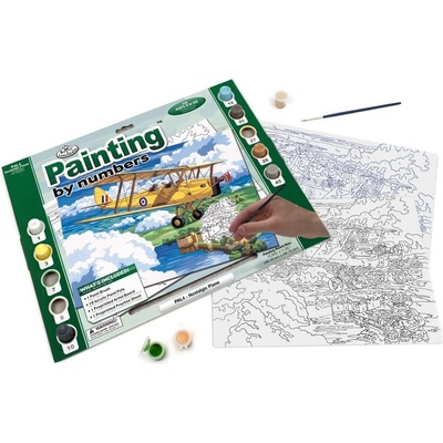 Malování podle čísel Dvouplošník