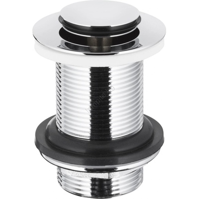 KFA Armatura 660-353-00-Сифон за мивка без преливник CLICK-CLACK Ø 6, 2 см лъскав хром (KF0165)