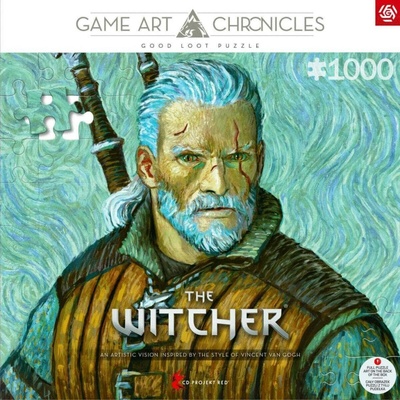 GOOD LOOT Game Art Chronicles The Witcher Geralt Van Gogh 1000 dielov