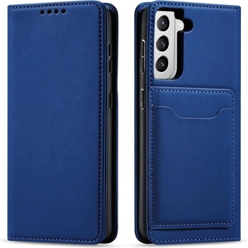 HQWear Магнитен кейс с място за карта за Samsung Galaxy S22 + (S22 Plus), Син (9145576251317)