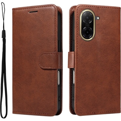 Wallet knížkové pouzdro na Xiaomi Redmi A5 (173.45x79.35x8.45mm) - hnědé