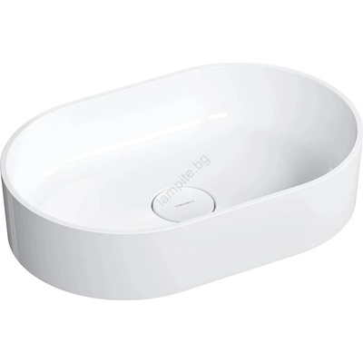 Omnires Ovo M+ 55x36 cm white (OVOUNBP)