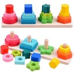 Jokomisiada Sorter Puzzle Wooden logic toy ZA3897