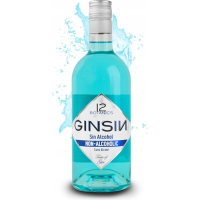 Sin Premium gin 12 Botanics Alcohol Free 0.0% 0,7 l (čistá fľaša)