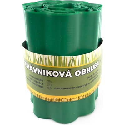Okraj trávnika 9 m - 10 cm zelený