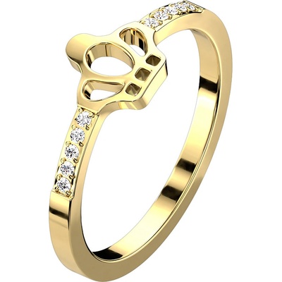 Mabell Dámský prsten z chirurgické oceli JUNIPER CZ221R M7725G 5C45