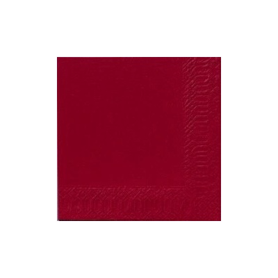 DUNI Servítka srp 3V 33 cm bordeaux 250 ks