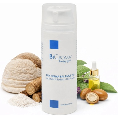 BiCroma Bio-krém Balance + 24h s extraktem z lopuchu 150 ml