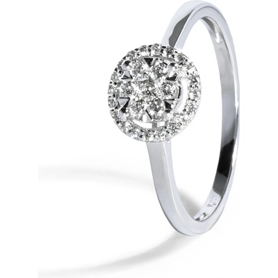 Blink-Blink Elegantný diamantový prsteň 1520BDG