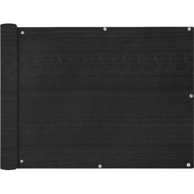 Greatstore Balkónová zástěna HDPE 90x400 cm antracitová