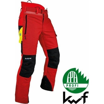 Pfanner Protipořezové kalhoty Gladiator Keprotec light červená červená