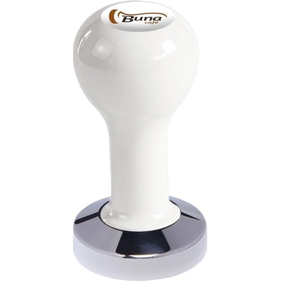 Buna Café Tamper kov bílý SP, nerez lesk, plochý 53 mm – Zboží Dáma