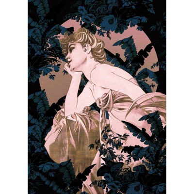 Komar Vliesová fototapeta Songes Bleu rozměry 200 x 280 cm