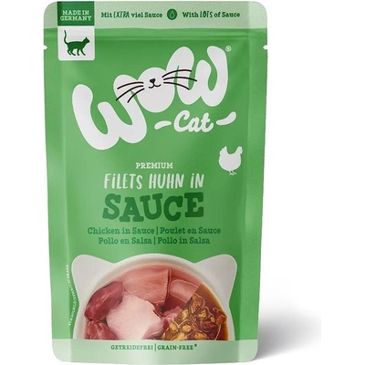 WOW Cat - Пауч за котки различни видове 85 г