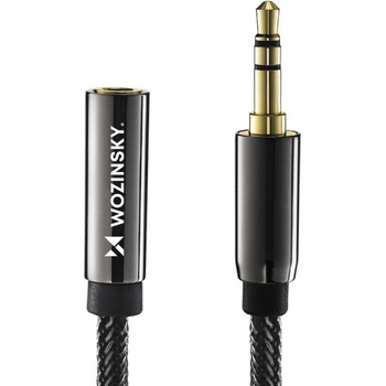 Wozinsky Удължителен AUX кабел Wozinsky, 3.5mm мини жак, 3m, черен (WHEACB-3M)