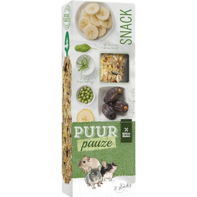 PUUR pauze Sticks banana & date lahodné tyčinky pre králiky a hlodavce 110 g