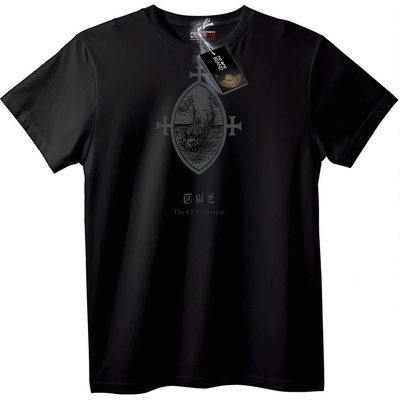 NOONEBRAND Тениска с емблема на мечка - 2XL, Black