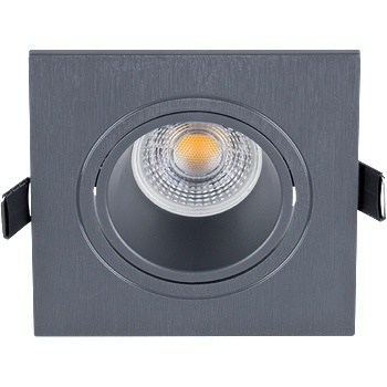 ELMARK Led ПЛАСТМАСОВА КВАДРАТНА ЛУНА par 16 cob 7w 4000- (92s117wh/gr)