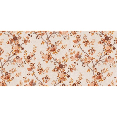 Sanem Plastik 1602 PVC ubrus Florista květy v rozpuku hnědá role 20 m 140cm x2000cm