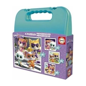 Educa Пъзел Educa SuperKitties 12 Части 16 Части 20 Части 25 Части