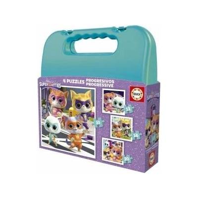 Educa Пъзел Educa SuperKitties 12 Части 16 Части 20 Части 25 Части