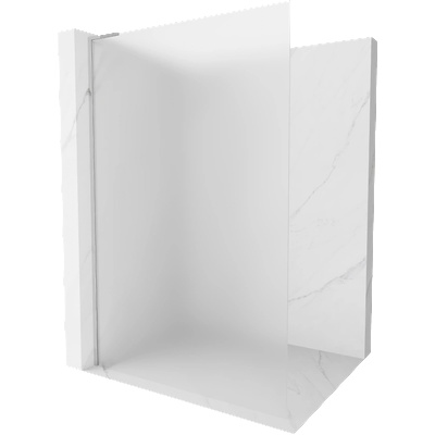 Mexen Kioto L стъклена преграда Walk-in 120 x 200 см, матирана, хром - 800-120-103-01-30 (800-120-103-01-30)