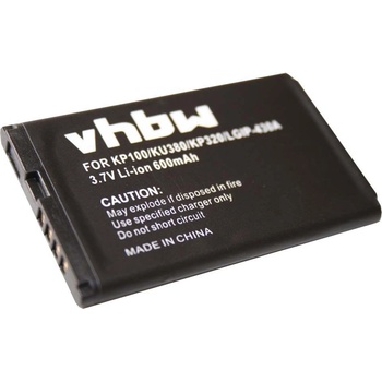 Image 1 of VHBW Батерия за LG GM205 / KP100 / KU380 / AX155 / AX585, 600 mAh (106255908)