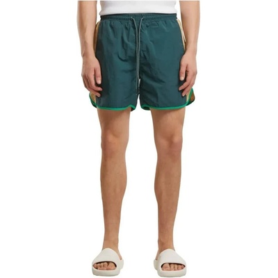 Urban Classics Бански гащета Urban classics Retro Look swimming shorts - Green (Bottle Green)
