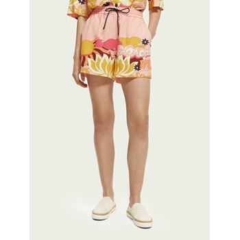 Scotch & Soda Кайсиева дамска къса панталонка с шарка Scotch & Soda | Oranzhev | ЖЕНИ | L