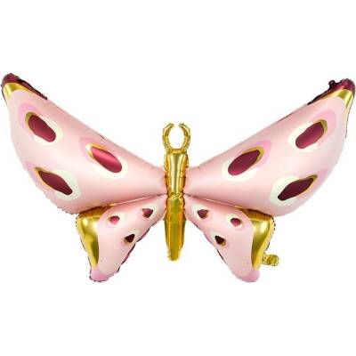 Party Deco Фолиев Балон, Нежна Пеперуда, 120х87 см (fb122)