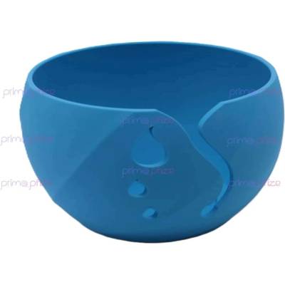 PrimaPrize Tyrkysově modrá miska na klubíčko 16x10cm vzor 01
