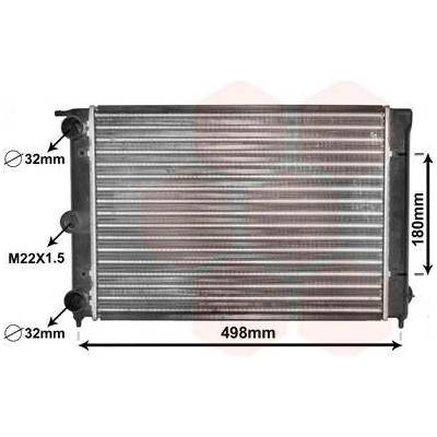 Chladič, chlazení motoru VAN WEZEL 58002039 – Zbozi.Blesk.cz