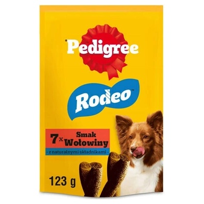 PEDIGREE Rodeo Beef tyčinky s chuťou hovädzieho mäsa pre psov 70 g